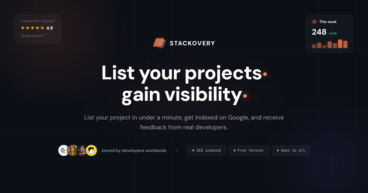 Stackovery screenshot 1